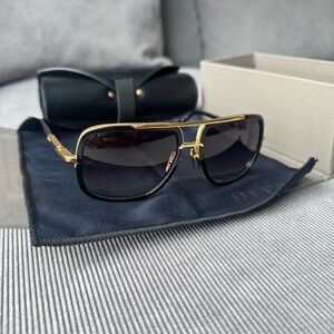 New Authentic DITA MACH ONE SUNGLASSES DRX-2030-U-Black 59/GOLD